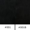 001 - Uhlově černé vlasy k prodloužení - Keratin , 50cm, 25 pramenů