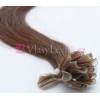 006 - Hnědé vlasy k prodloužení - Keratin , 50cm, 20 pramenů