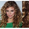 Clip in set DELUXE 53cm, kudrnatý - TMAVÝ MELÍR